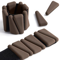 Ensemble d'haltères portables personnalisables en silicone antidérapant pour femmes, idéal pour la marche, le yoga, la danse, la barre, le Pilates, le cardio et l'aérobic
