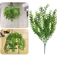 Usine Vente Chaude Artificielle Saule Branche Feuille Intérieur Tenture Plafond Fleurs Plantes Artificielles Décoration