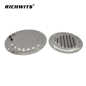 Grille <span class=keywords><strong>d</strong></span>'aération en acier inoxydable 316 de qualité marine supérieure, finition polie, design anti-éclaboussures à persiennes, quincaillerie marine pour yacht et bateau - Product Image 4