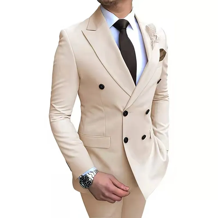 New Customized Office Slim Fit Men's Suits Best Quality Business Suit For Men 2021