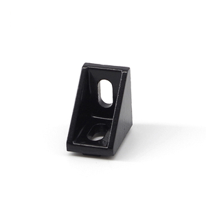 China Fabricante Rohs 1040 20*28mm <span class=keywords><strong>2</strong></span> Furos De Alumínio Metal Suporte De Canto 20*28mm 20x28mm para Robô Prateleira Perfil De Alumínio - Product Image 1