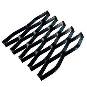 חיפוי קיר וילון חיצוני הרחבת לוחות רשת מתכת אלומיניום ארוגה רגילה גימור אבקת מצופה פחמן פלדה רשת תיל שחור - Product Image 2