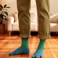 Chaussettes de sport athlétiques unisexe en coton à cinq doigts avec logo personnalisé, respirantes, écologiques, séchage rapide, OEM (bas/corps)