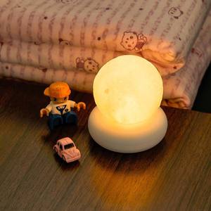 Dễ thương Mini LED ánh sáng ban đêm có thể sạc lại USB powered ấm Trắng ABS đêm đèn - Product Image 4