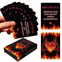 Vente en gros de 50 cartes de jeu pour couples, amusement interactif pour la chambre à coucher, idéal pour une soirée romantique