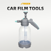 Kit d'outils professionnel pour l'installation de film de protection de peinture (PPF) et de film teinté pour vitres de voiture, avec pistolet thermique, raclette et grattoir – Kit complet