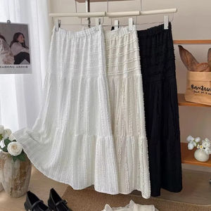 2025 Summer A-Line <b>Skirt</b> Elegant Casual High Waist for Women Breathable Empire Waistline Wholesale for <b>Girls</b> - Product Image 1