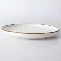 Plat de Service Personnalisé en Céramique pour Mariage, Assiette de Restaurant, Plat Hôtelier en Porcelaine pour Restauration & Hôtellerie