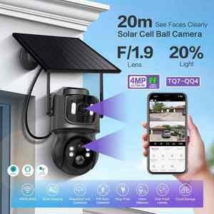 <span class=keywords><strong>WiFi</strong></span> PTZ Dual Lens Kamera Outdoor Wireless Solar <span class=keywords><strong>IP</strong></span> Kamera 4MP HD Eingebaute Batterie Nachtsicht kamera <span class=keywords><strong>Long</strong></span> Time <span class=keywords><strong>Standby</strong></span> iCsee