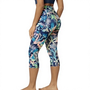 Leggings Deportivos Estampados para Mujer, Cintura Alta, con Bolsillos, Control de Abdomen, No Transparentes, para Yoga, Ejercicio y Running, Personalizados OEM - Product Image 3
