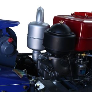 15-Horsepower Diesel Rotary Tiller 22hp Used Farms <b>Walking</b> Tractor with Complete Hand-Guided <b>Machine</b> Core Motor Component - Product Image 3