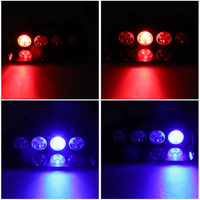 Neue LED-Stroboskop-Warnleuchte mit Saugnapfhalterung Universelle Passform IP65 Wasserdicht für Auto-Armaturenbrett Dach Windschutzscheibe