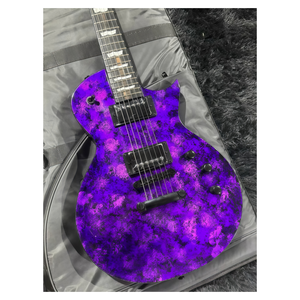 Guitarra Eléctrica Jelo de 39 Pulgadas, 6 Cuerdas Tipo <span class=keywords><strong>ESP</strong></span> LP, Mástil de Caoba, Diapasón de Ébano, 22 Trastes, Rendimiento Profesional Barnizada - Product Image 2