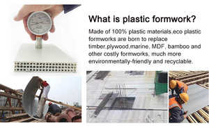 Coffrage en plastique pour construction de mur de cisaillement, 15 mm, 20 mm, directement de l'usine - Product Image 3