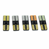 TCYATO T10 LED Luz de Coche W5W 194 194 168 C5W Bombillas Sin Errores Canbus 12V 24SMD 4014 Luces Interiores para Automóviles