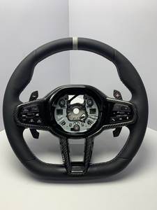 Volante Deportivo de Fibra de Carbono LCI para M Leather, para CS M3/M4/M5/M6/X3-<span class=keywords><strong>X8</strong></span>/G01-G37/G80-M340i - Product Image 1