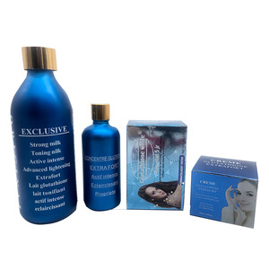 Glutathion Excellent Très bien Éclairer Blanchir  Supprimer Point Noir Foncé Série du soins Émulsion Lait Sérum Crème Savon - Product Image 2