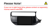 NaviFly Écran tactile QLED vidéo Android pour voiture, dernier modèle, pour KIA RIO 2011-2017 avec Car Play et Android Auto