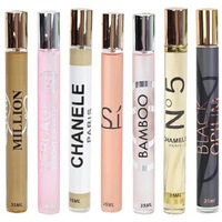 Ensemble de parfums pour femmes en gros, longue durée, 35 ml, mini vaporisateur corporel de voyage avec parfum fruité dans une bouteille élégante