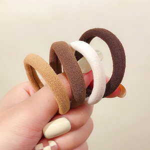 Paquete de 20 lazos simples de alta elasticidad sin costuras para el cabello, accesorios de goma para el cabello para niños, lindos lazos para el cabello <span class=keywords><strong>Kknekki</strong></span> para mujeres - Product Image 4
