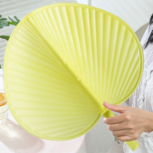 Palm Leaf Fan Plastic Thickened Drop Proof Summer Cooling Household Use Durable Large Size - Product Image 2