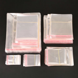 6X11Cm Clear Self Adhesive Seal Plastic Packaging Bag Resealable Cellophane Opp Poly Storage Bags