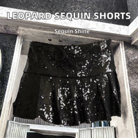 Ensemble deux pièces en satin uni pour femme, taille élastique, à sequins, décontracté, sans manches, écologique, séchage rapide, respirant, été, OEM