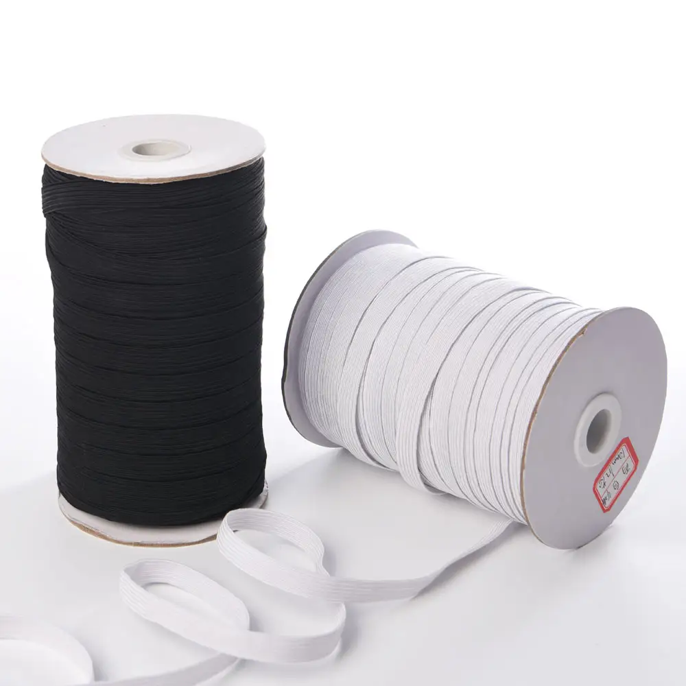 Китайский производитель 42 # полипропиленовая вязаная латексная эластичная тесьма лента 10 мм (12 шнуров)