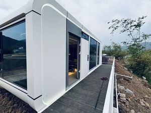 Casas Prefabricadas Tipo Cabaña Apple, Villas Modernas Modulares, Oficina Pequeña Tipo Cabaña Apple para Terrenos Vacíos - Product Image 5