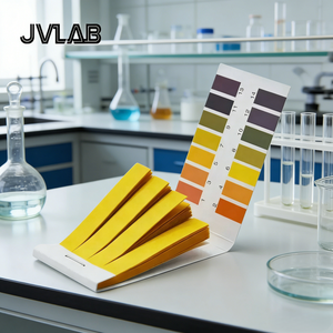 Kertas Indikator <span class=keywords><strong>pH</strong></span> Universal 1-14 Asam-Alkali Paket 80 Strip OEM Air Tanah Kosmetik Air Liur Urine Air Kehamilan JVLAB - Product Image 1