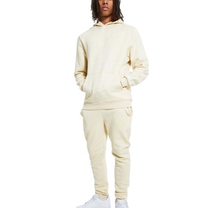 Survêtements pour hommes personnalisés en usine OEM, tissu en molleton de coton, ensembles décontractés en deux pièces, plusieurs couleurs pour hommes - Product Image 4