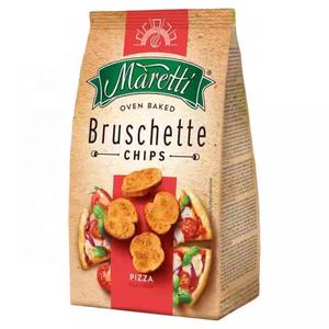 Bosheng Stock No Print Zip Lock Bolsa de papel Kraft Bolsa inferior cuadrada plana con borde lateral <span class=keywords><strong>y</strong></span> ventana - Product Image 3