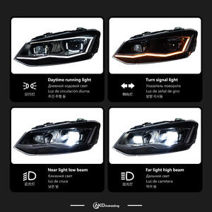 2011-2018 Volkswagen POLO Conjunto de faros LED completos 35W Plug-and-Play para Vento New Condition - Product Image 6