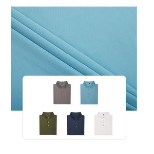 Personalizado de punto de seda de hielo de impresión Anti-Shrink Casual para camisa de manga corta ligero cómodo Color sólido - Product Image 6