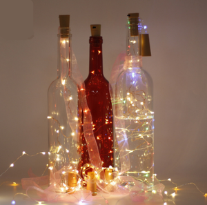 Dây Chai Rượu Vang Sạc Điện USB Chống Nước 2M 20Leds Đèn Giáng Sinh Bằng Đồng Nút Bần Ban Đêm LED - Product Image 6