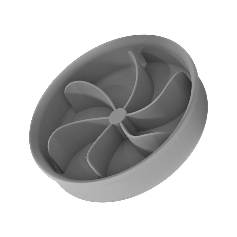 Gray fan leaf