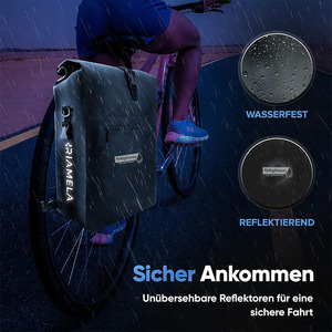 Usine en gros étanche vélo porte-bagages arrière siège <span class=keywords><strong>coffre</strong></span> 23L 3-en-1 vtt vélo sac de vélo - Product Image 6