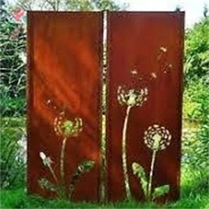 Il nuovo acciaio corten di progettazione ha usato i pali di recinzione del giardino per le vendite - Product Image 5