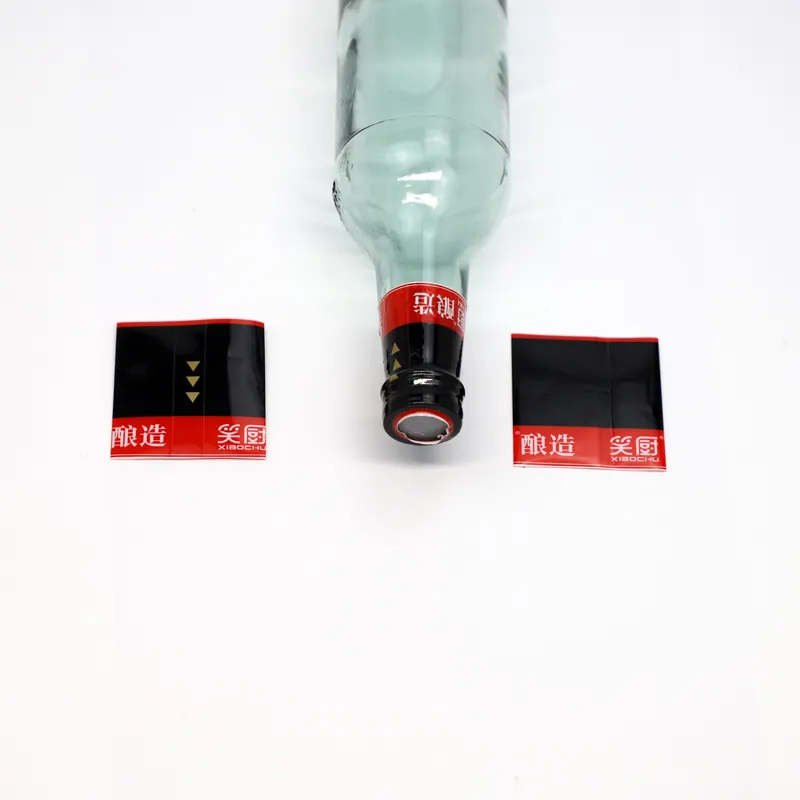 Kunden spezifische Flaschenverschluss-Schrumpf folie PVC/PET-Schrumpf schlauch mit Manipulation siegel