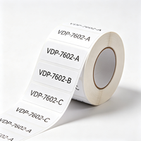 Étiquettes à données variables Haoxuan OEM, papier semi-brillant, impression numérique, autocollants adhésifs pour la gestion des informations produit