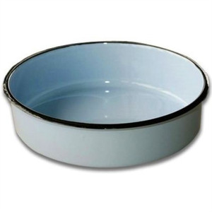 2021 publicidad rectángulo al por mayor colorido encanto exhibición hierro cubiertos comida rápida cocina blanco servir almuerzo esmalte bandeja - Product Image 6