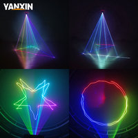 Système de spectacle laser multifonctionnel en fer, projecteur laser RVB couleur pleine, DMX512, activé par le son/autonome, pour discothèque, piste de danse, bar, KTV