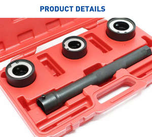 4 Pcs Outil Auto Extracteur d'Arbre Extracteur de Tige de Piste Outil de Retrait de Joint Axial Installateur Kit de Réparation d'Articulation de Direction - Product Image 4