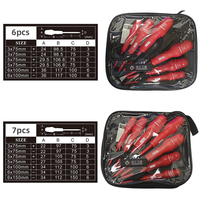 Set Obeng Isolasi Teknik Listrik 1000V Phillips Slot Ph0 Ph1 Ph2 SL3 SL4 SL5 SL6 dengan Kit Peralatan Electroprobe