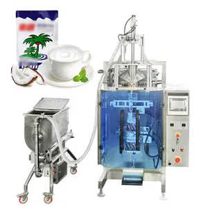 Automatic liquid bag packaging olive oil milk coconut water drinking fruit juice pouch packing machine