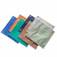 Bâche en tissu enduit de PVC 550g Bâche marron kaki