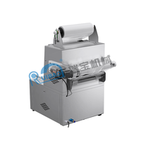 Machine d'emballage sous vide semi-automatique pour barquettes de viande, bœuf, poisson, fruits de mer et repas cuisinés, avec scellage supérieur