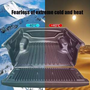 Couverture de revêtement de lit de cargaison de queue arrière de camionnette pour Nissan Mitsubishi Tacoma Triton Tundra HILUX <span class=keywords><strong>Silverado</strong></span> F150 GMC Amarok Ram 1500 - Product Image 3