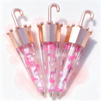 Vente en gros de gloss à lèvres végétalien mignon et longue tenue, base pour gloss à lèvres, fournisseur de marque privée, emballage personnalisé aux fruits, soin des lèvres pour enfants, huile à lèvres brillante