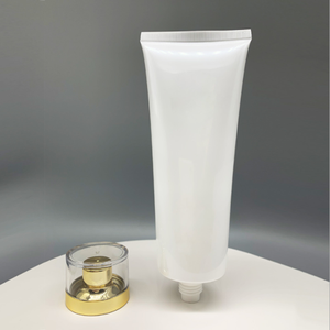 wholesale high quality empty clear plastic tube flip top face wash cream soft tubes packaging for cosmetics